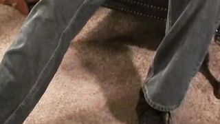 Kinky handsome hunk masturbates in hot and passionate solo