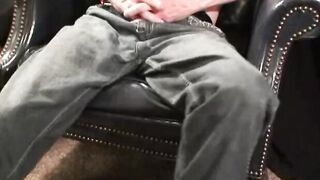 Kinky handsome hunk masturbates in hot and passionate solo