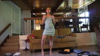 BrandiBraids trying on clothes