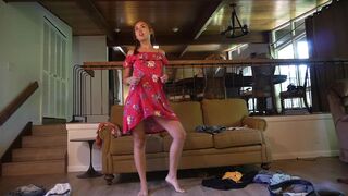 BrandiBraids trying on clothes