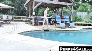 Perps4Sale.com - Aiden Asher and jock Jax Thirio having poolside barebacking