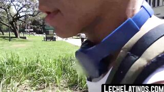 LecheLatinos.com - Pretty young Latino barebacked and fed cum in a steamy POV encount