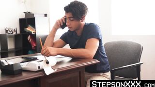 StepsonXXX.com - Gay stepson Gabe Bradshaw rimmed deep by stepdad Jax Thirio