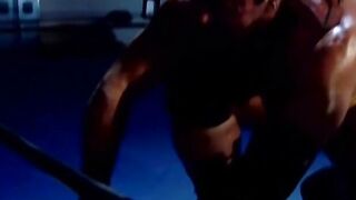 Jock Bryce Pierce torments Luca Ciccone by playing and clamping his nipples
