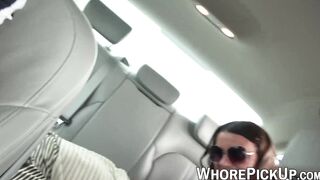 Picked up street lady makes client cum after doggystyle