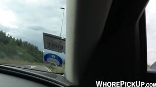 Picked up street lady makes client cum after doggystyle