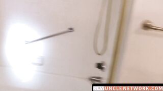 SayUncleNetwork.com - Hairy lad's destruction of his stepbrother's tight booty with h