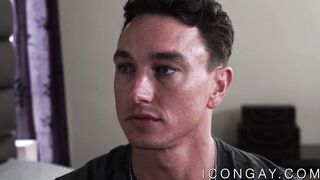Latino muscle Billy Santoro rimmed before anal sex