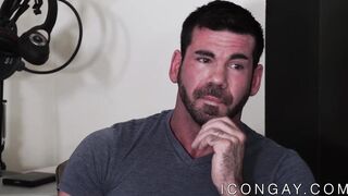Latino muscle Billy Santoro rimmed before anal sex
