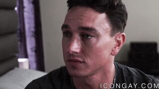 Latino muscle Billy Santoro rimmed before anal sex