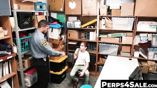 Perps4Sale.com - Smooth Twink Barebacked by two horny cops for Stealing