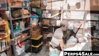 Perps4Sale.com - Smooth Twink Barebacked by two horny cops for Stealing
