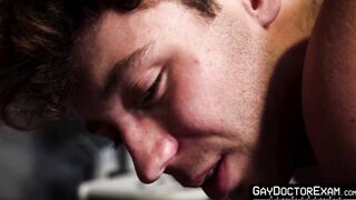 Doctor Jonah Wheeler treats young Calvin Michaels stress with a deep anal pounding