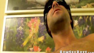 Muscular studs Brogan Reed and Cody are demolishing each others assholes