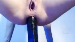 Deep Anal Dildo Amateur Babe