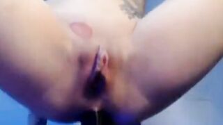 Deep Anal Dildo Amateur Babe