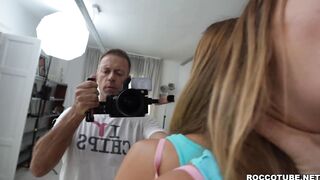 Italian hottie Anna Khara hardcore anal fuck with Rocco Siffredi