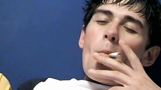 Gorgeous Shane Allen fires his cig before getting a deep ass penetration by handsome