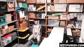 BoyPunish.com - Twink thief's double penetration punishment: raw fucked and stuffed b