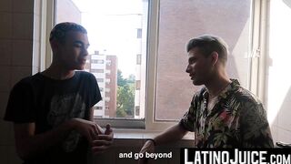 LatinoJuice.com - Skinny twink Ayun rammed by straight Latino Edipo Rey