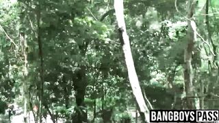 Muscled hunks big cock hard fucked twinks ass outdoors