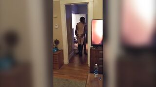 Slender fiance takes thick penis