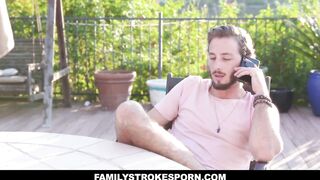 Incredible old stepsister Vanna Bardot overhears that his stepbrother is