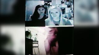 2 girls shocked surprise my strip show's live (+ sound )