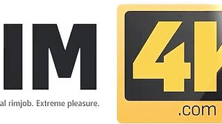 RIM4K Friendly dark hair loves using her tongue inside her mans ass