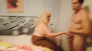 He receives a pair of titted as breakfast!