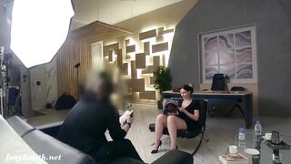 Silence. Jeny Smith with no lingerie posing a man. Spy