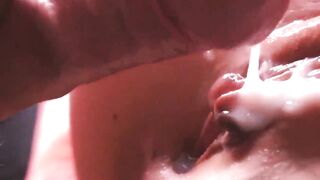 Creampie compilation close-up