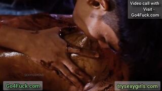 Indian Riya Girlfriend And Vipin Boyfriend Romantice Chocolate Sex At Home