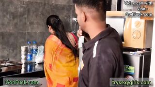 Indian Bhabhi Cheat Husband Fucked By Boyfriend Threesome Sex