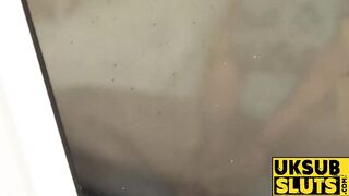 UKSubSluts.com - Saskia's punishment for being a bad girl by a dominant Santa