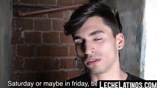 After BJ an aggressive jock beat up a straight Latino gay man bareback