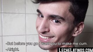 After BJ an aggressive jock beat up a straight Latino gay man bareback