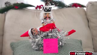 Stepsister surprised big cock stepbro