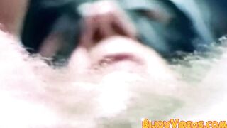 Sculpted blonde Joe Dietrich flaunts his nice body and jerks in front of us