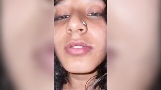 Horny Indian Wife Shows Her Boobs and Pussy Part 1