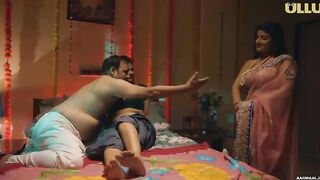 Maa Beti Or Damad  Adult Web Series Threesome Sex