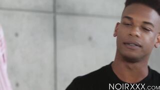 Black dudes Adrian Hart and Devin Trez fuck one another with full of action