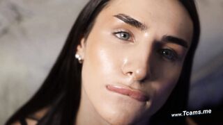 Goddess Latina Trap Loves Sucking Her Dildo Toy