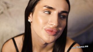 Goddess Latina Trap Loves Sucking Her Dildo Toy