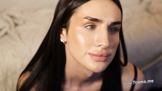 Goddess Latina Trap Loves Sucking Her Dildo Toy