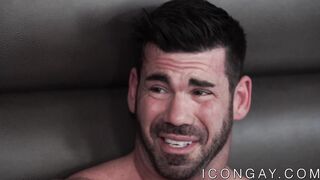 Pale twink lovemaking with beefy stepdaddy in pronebone