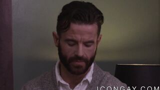Gay hunk Hans Berlin in passionate interracial ass pounding