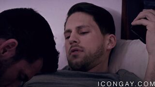 Alluring dudes with beards waste no time butt fucking hard