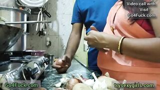 Indian Wife Ke Samne Sister Ko Choda Husband Ne kitchen Me