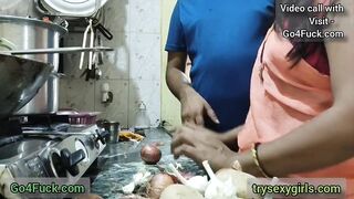 Indian Wife Ke Samne Sister Ko Choda Husband Ne kitchen Me